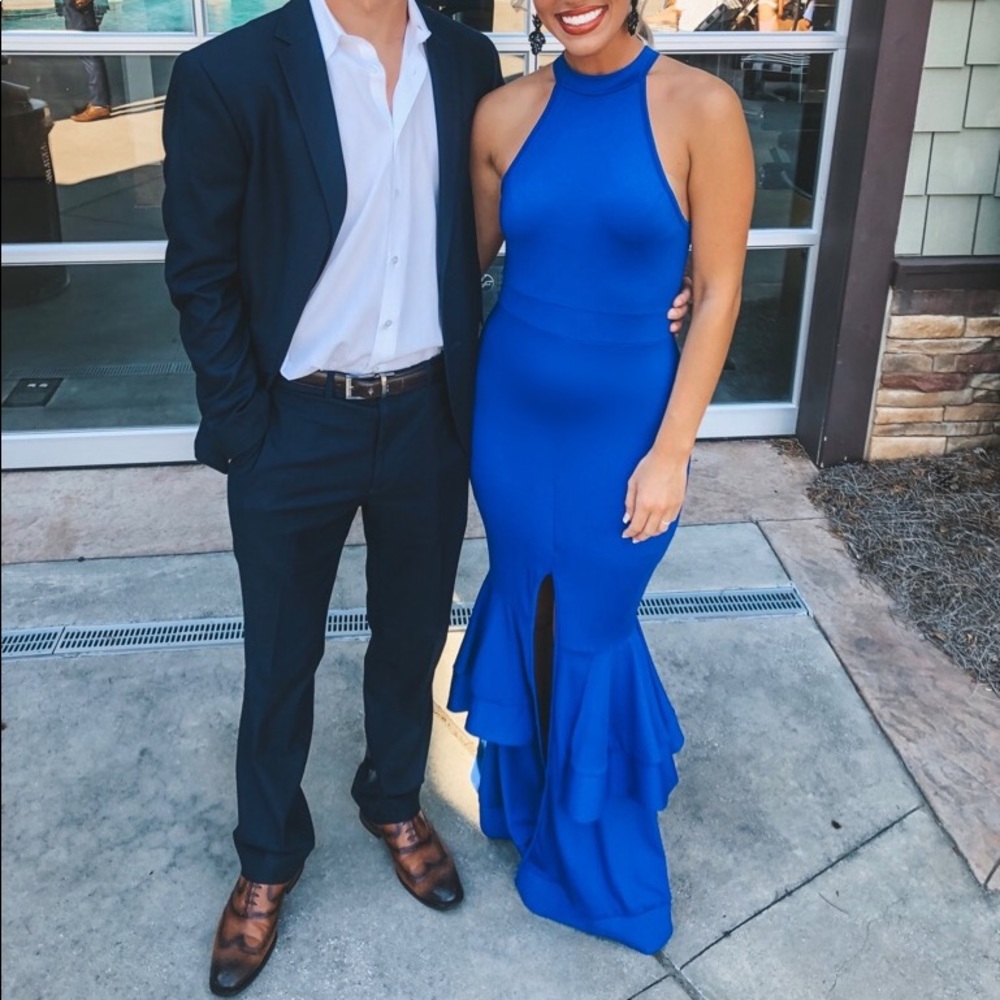 Formal Royal Blue Gown - Picture 1 of 3
